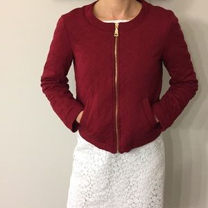 Love moschino red bomber jacket